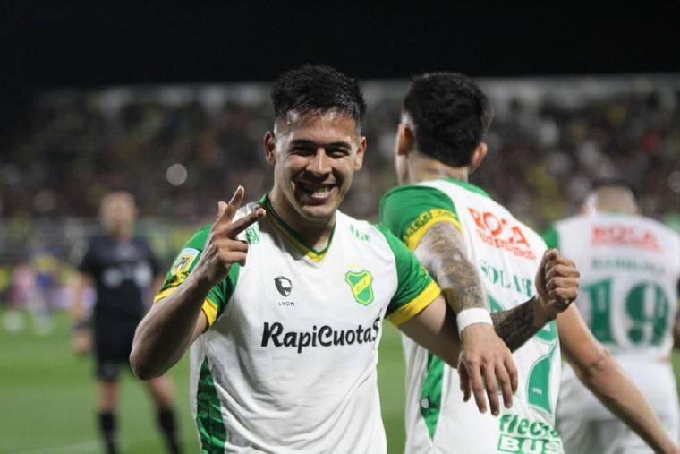 El delantero anotó el gol del triunfo para su equipo. Foto: Defensa y justicia