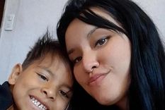 Thiago con su mamá, Daira. Thiago con su mamá, Daira.