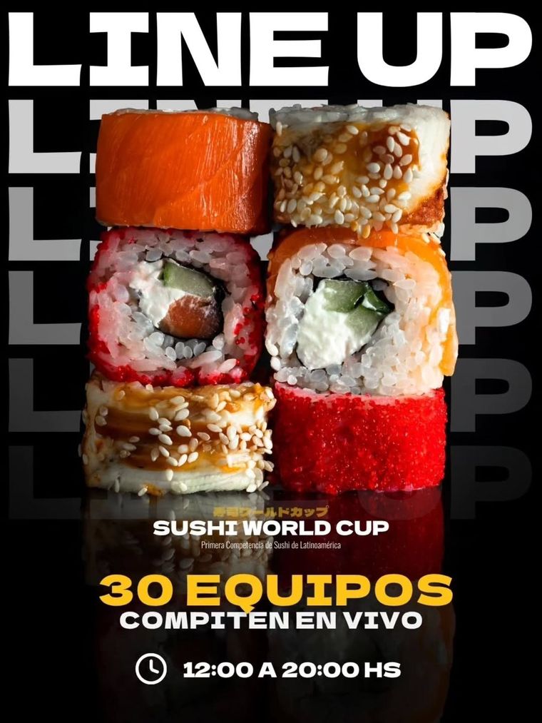 Treinta equipos competirán en vivo en la primera competencia mundial de Sushi realizada en Buenos Aires. Treinta equipos competirán en vivo en la primera competencia mundial de Sushi realizada en Buenos Aires.