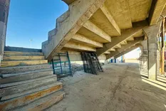 Las obras del club del fútbol mendocino sobre la tribuna norte se encuentran en su última etapa.