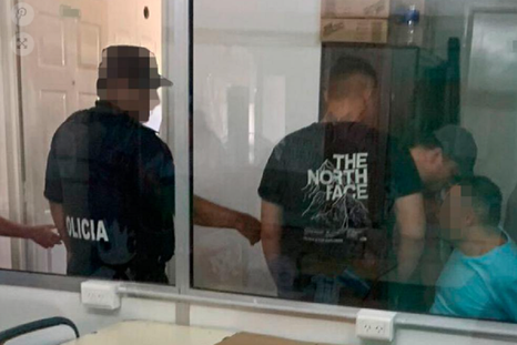 Uno de los abusadores detenidos. Foto: Télam