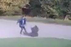 El episodio ocurrió sobre la calle Aristizabal, en la localidad de Coronel Vidal. Foto: Captura de video