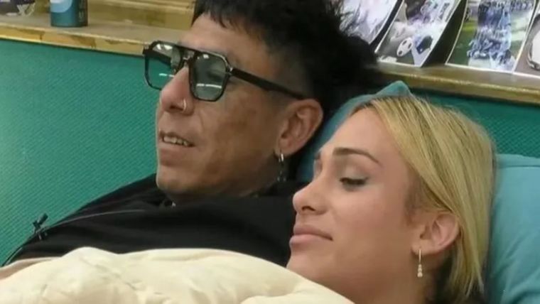 Los seguidores del programa crearon el apodo Branelik para celebrar el blanqueo de la pareja del momento. / Captura Telefe GH