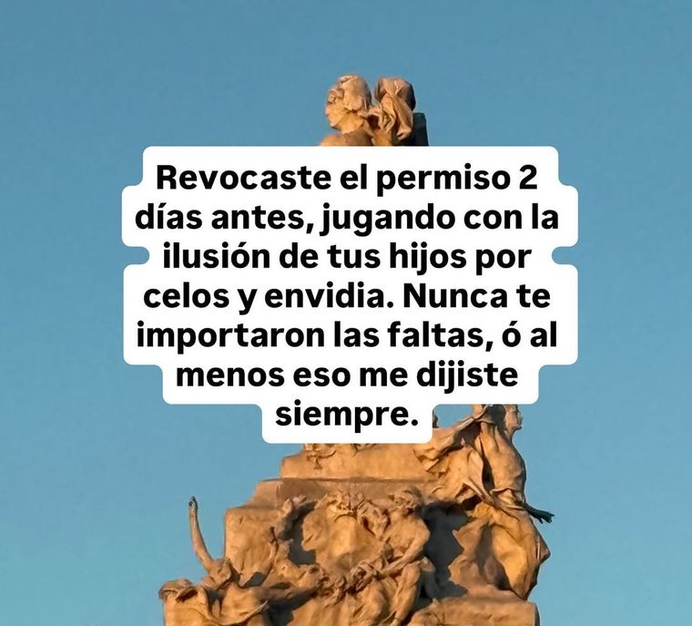 La China Suárez destrozó a Benjamín Vicuña. Foto: Instagram/ @sangrejaponesa. La China Suárez destrozó a Benjamín Vicuña. Foto: Instagram/ @sangrejaponesa.