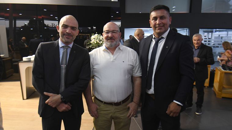Adrián Ruffolo, Guillermo Páez y Abel Salazar. Adrián Ruffolo, Guillermo Páez y Abel Salazar.
