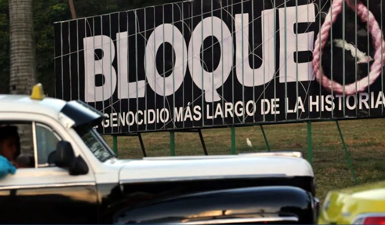 La crisis cubana, marcada por el bloqueo de Estados Unidos. Foto: Efe.