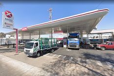 Susto La estación de servicio en cuestión. Imagen: Google Street View. Foto: MDZ