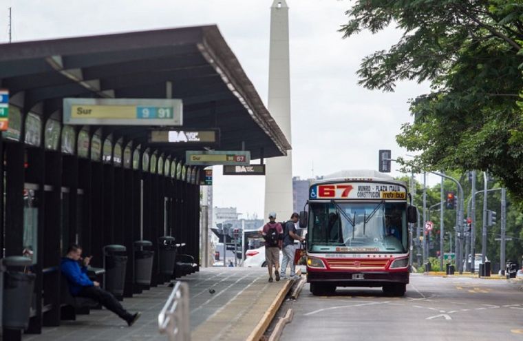 El paro de la UTA no se aplica en las provincias de Buenos Aires, Córdoba, Salta, Jujuy, Chaco, San Juan, Neuquén y Río Negro. Foto: Noticias Argentinas