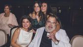 Jorge Lanata junto a Elba Marcovecchio y Lola y Bárbara Lanata. Jorge Lanata junto a Elba Marcovecchio y Lola y Bárbara Lanata.