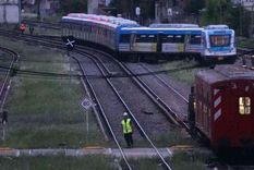 El operativo por el descarrilamiento del tren Sarmiento. Foto: NA