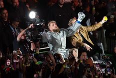 El influencer habló tras imponerse por decisión unánime. Foto: EFE El influencer habló tras imponerse por decisión unánime. Foto: EFE