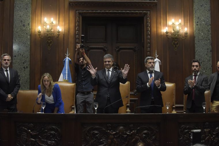 Jorge Macri en su primera Asamblea Legislativa Foto: Prensa Ciudad de Buenos Aires