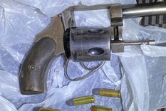 El arma de fuego incautada en Las Heras.&nbsp;