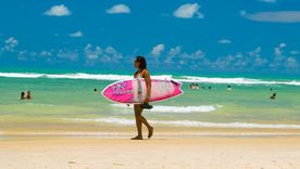 Las playas del nordeste brasileño se destacan por sus aguas cálidas durante buena parte del año. Las playas del nordeste brasileño se destacan por sus aguas cálidas durante buena parte del año.