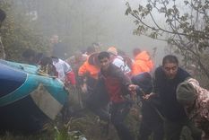 Los rescatistas encontraron el lugar del accidente el lunes al amanecer Foto: BBC