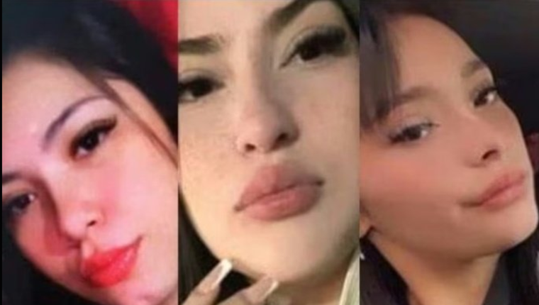 Las tres se subieron a una camioneta y desaparecieron.