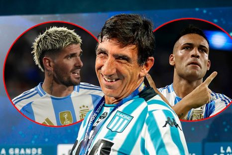 Gustavo Costas se refirió a la ilusión de que De Paul y Lautaro Martínez vuelvan a Racing. Gustavo Costas se refirió a la ilusión de que De Paul y Lautaro Martínez vuelvan a Racing.