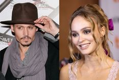 Johnny Depp y su hija Lily-Rose Depp Foto: Instagram