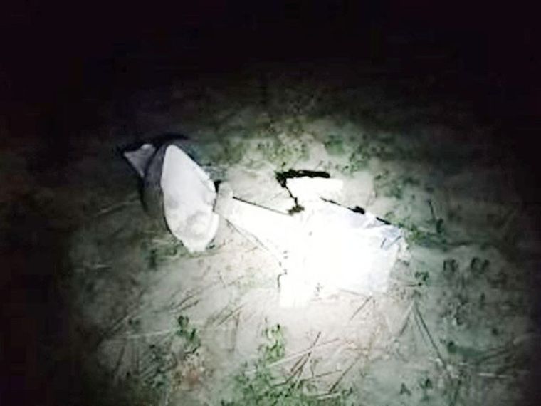 Así quedó la avioneta tras el hecho