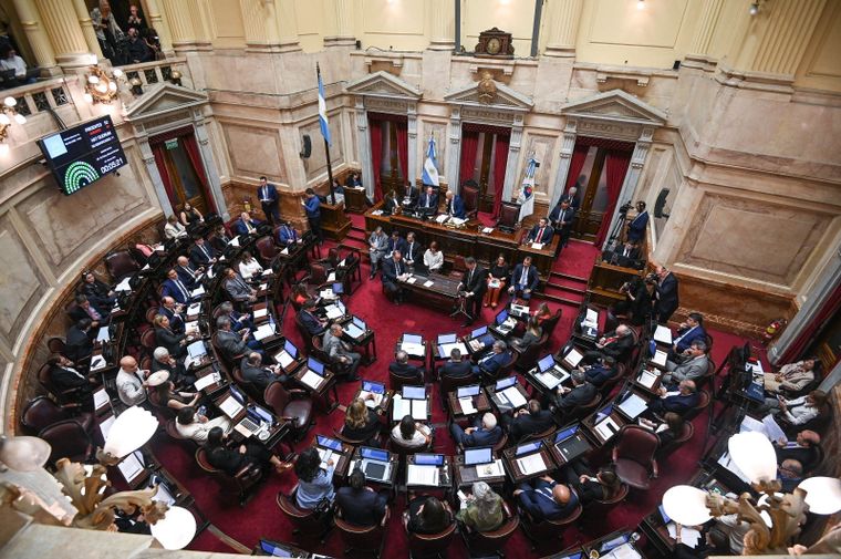 Cruces y polémica por lo ocurrido en la sesión Foto: Prensa Senado