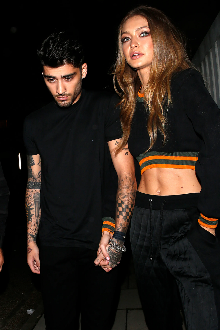 ¡Qué incómodo! Estas son las celebridades que tienen el mismo ex El cantante Zayn Malik y la modelo Gigi Hadid tuvieron una relación durante años. Foto: Getty Images
