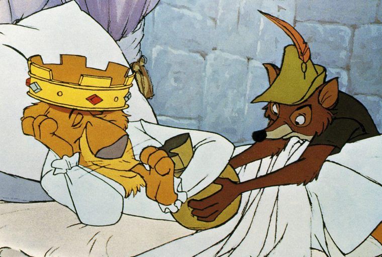 La película de Disney de 1973, con un zorro como el protagonista Robin Hood, consolidó en la cultura su imagen de héroe aventurero y benefactor.