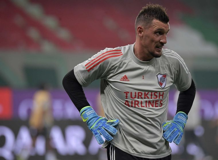 Armani palpitó el Superclásico del domingo. Foto: River Plate