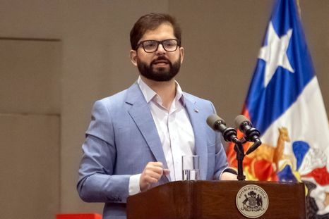 Gabriel Boric se vas tras cuatro años en el poder en Chile. Foto: Efe. Gabriel Boric se vas tras cuatro años en el poder en Chile. Foto: Efe.