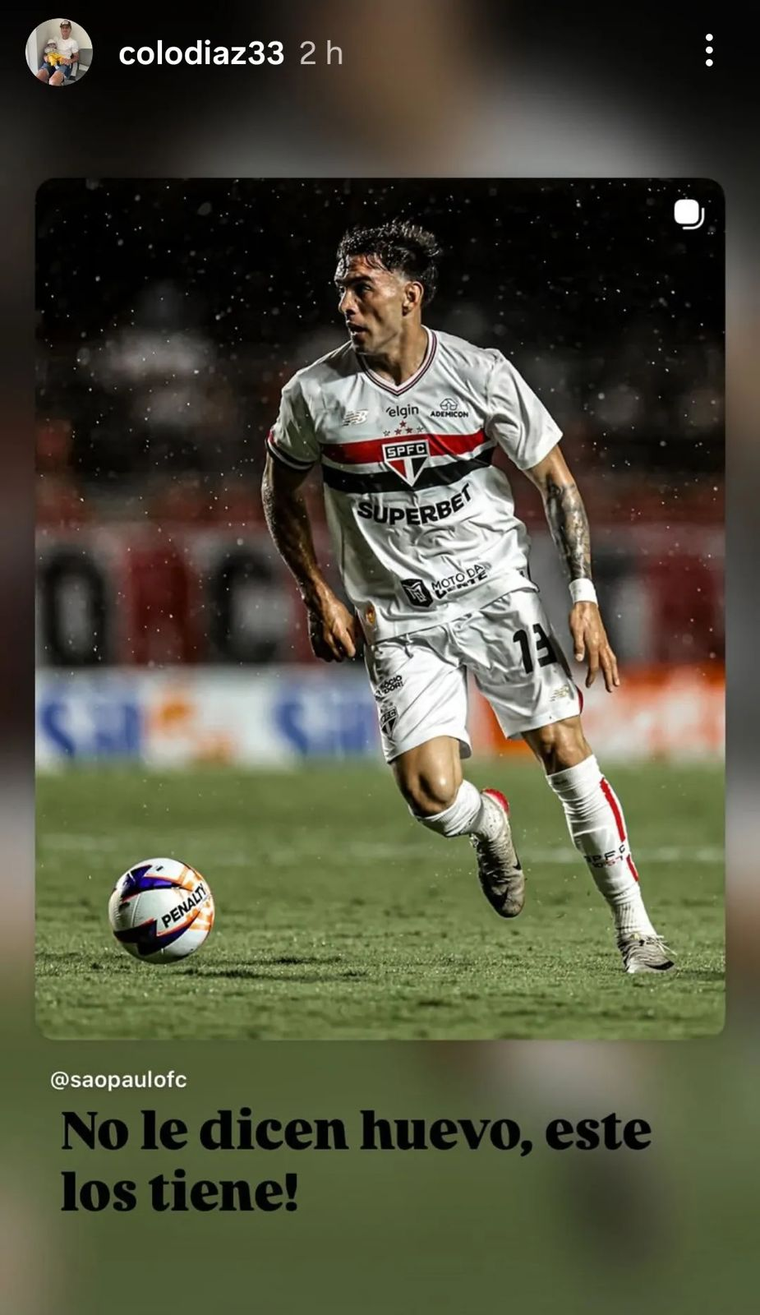 El palazo del hermano de Enzo Díaz a Marcos Acuña El palazo del hermano de Enzo Díaz a Marcos Acuña