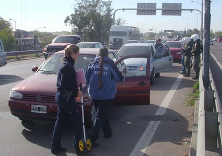 El accidente provocó demoras y largas colas de vehículos. Foto: Mdz