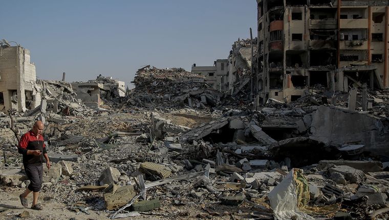 Las fuerzas israelíes identificaron el cadáver de uno de los rehenes capturados por Hamás Foto: DPA