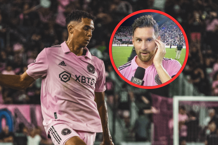 El Inter Miami confirmó la peor noticia para Fray, a quien Messi le dedicó la victoria agónica Foto: @InterMiamiCF