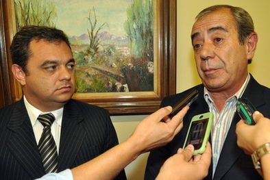 MDZol | Aranda, y Omar Alcalde. Foto: Nacho Gaffuri / MDZ
