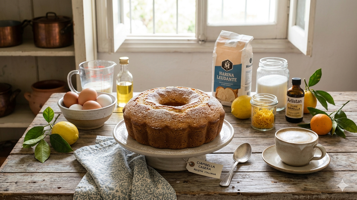 Descubrí la ciambella: la receta de la torta italiana perfecta para merendar