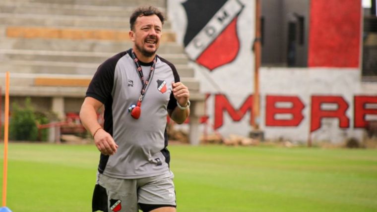 Alexis Matteo, DT del Deportivo Maipú.&nbsp;