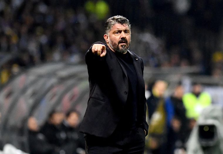 Gennaro Gattuso se mostró abatido luego de la eliminación de Italia.