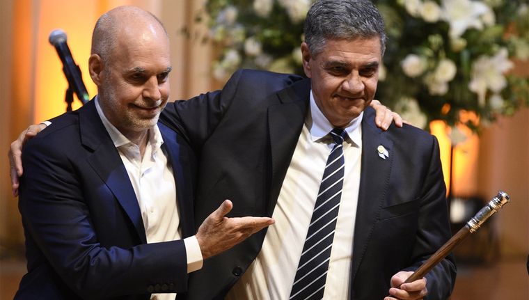 Horacio R. Larreta y Jorge Macri Foto: Juan Mateo Aberastain/MDZ