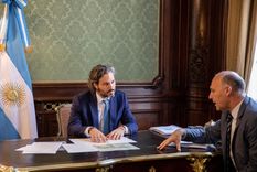 Santiago Cafiero y Guillermo Carmona Foto: Twitter Guillermo Carmona