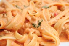 Pasta con salsa rosa Foto: cookpad