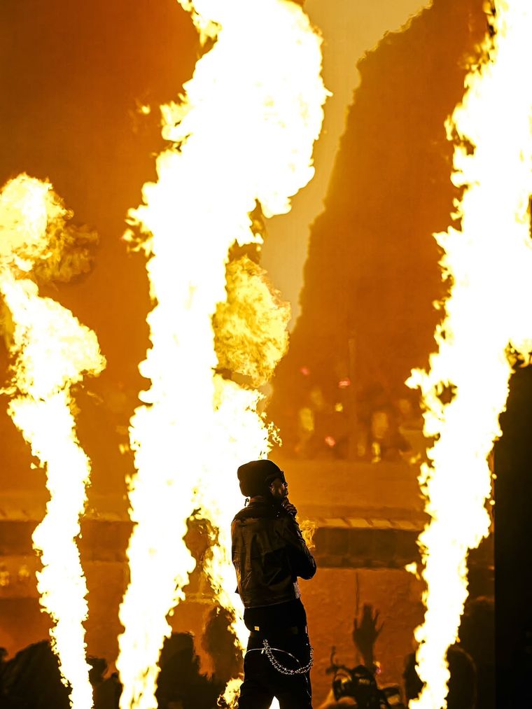 Show del gran artista. Show del gran artista.