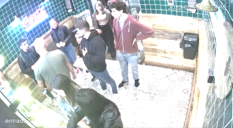 Las imágenes del robo que volvieron tendencia a Martitegui.