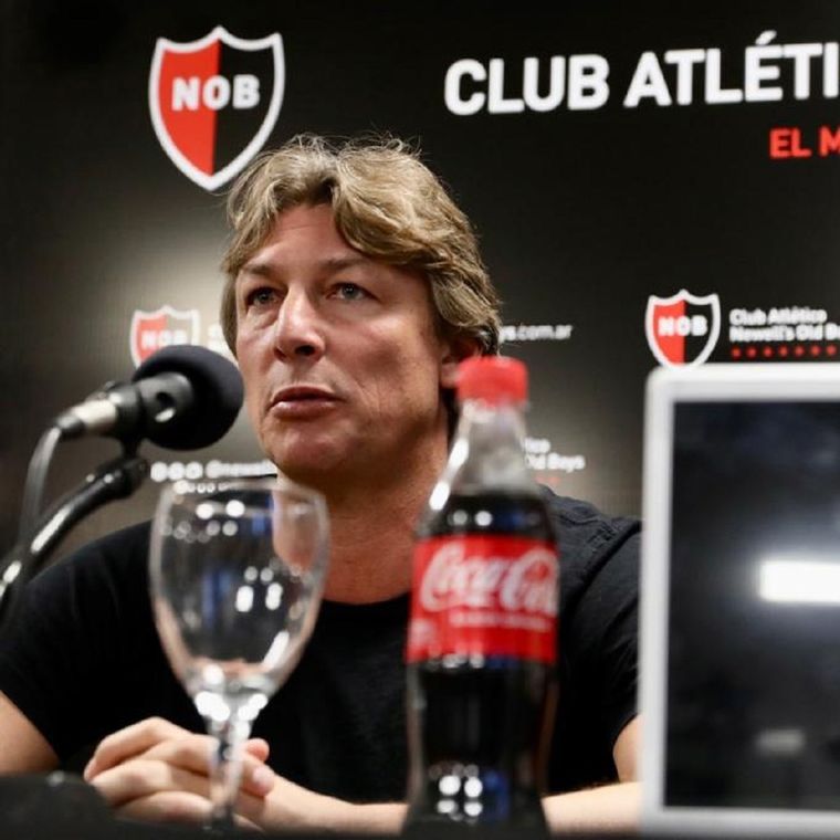 Heinze palpitó el partido ante Boca. Foto: Prensa Newells