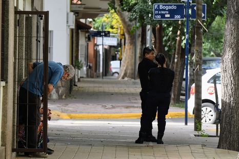 El hecho tuvo lugar en la calle España entre Soler y Bogado. Foto: Alf Ponce Mercado/MDZ