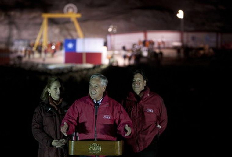 Sebastián Piñera, en su mejor momento. Foto: EFE