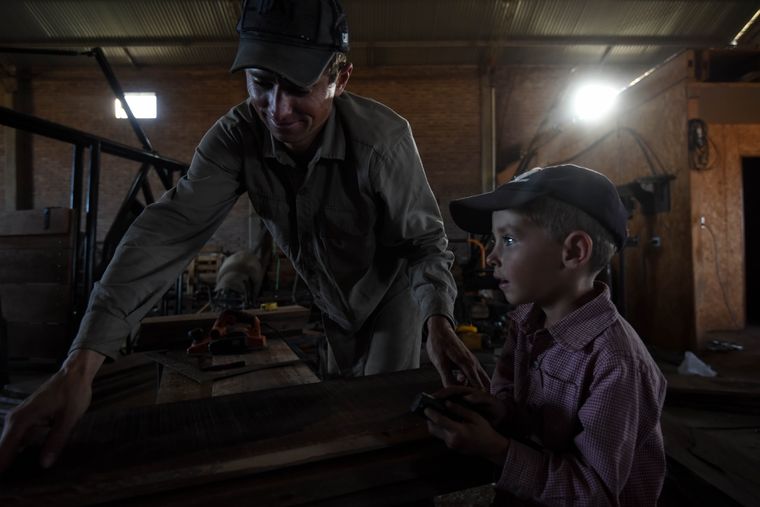 Bernardo es metalúrgico y ha realizado cursos de energías renovables Foto: Juan Ignacio Blanco/MDZ
