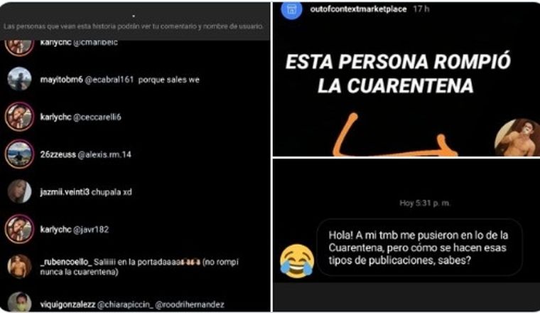 Se trata de una cuenta fake que ya no está disponible. Foto: Instagram