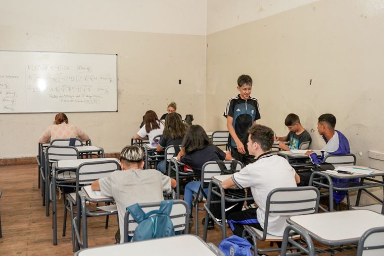 Estudiantes comenzaron el período de intensificación de saberes Foto: Prensa DGE