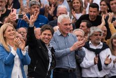 Axel Kicillof, durante el acto en Berisso. Foto: Gentileza Marina Espeche Axel Kicillof, durante el acto en Berisso. Foto: Gentileza Marina Espeche