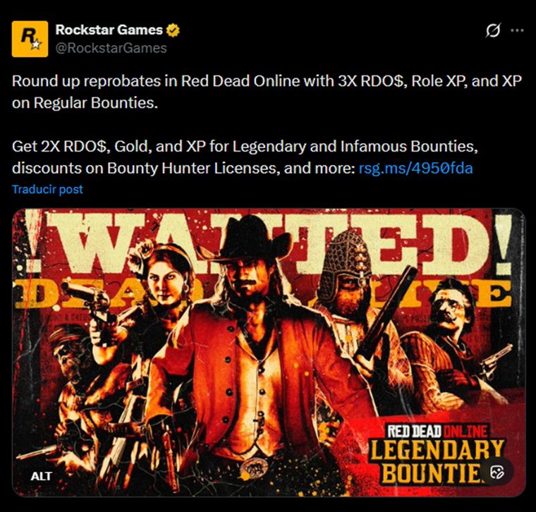 Fugitivos normales dan triple RDO$, XP y XP de rol; legendarios duplican oro y dinero. Fugitivos normales dan triple RDO$, XP y XP de rol; legendarios duplican oro y dinero.