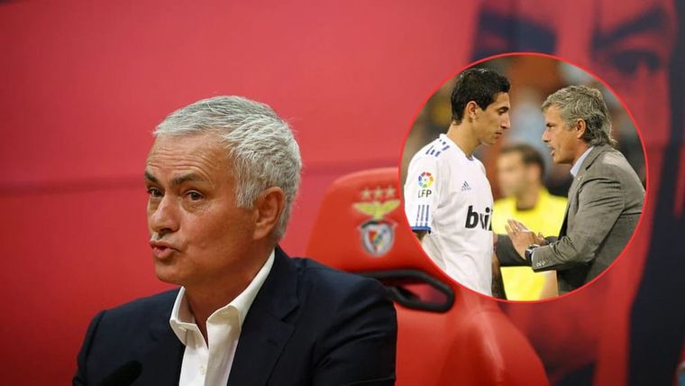 Mou asumió en Benfica y Ángel Di María lo celebró en redes. ¿Qué le dijo?